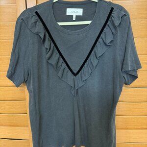 The Great Ribbon Tuxedo Tee in Gray